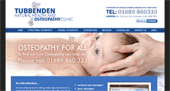 Desktop Screenshot of osteopathorpington.co.uk